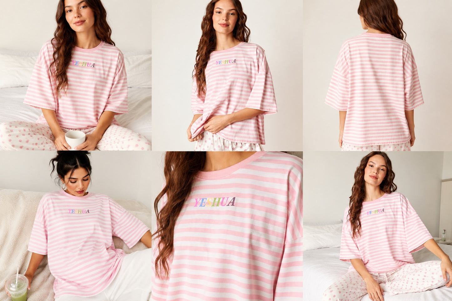 Striped YESHUA Tee