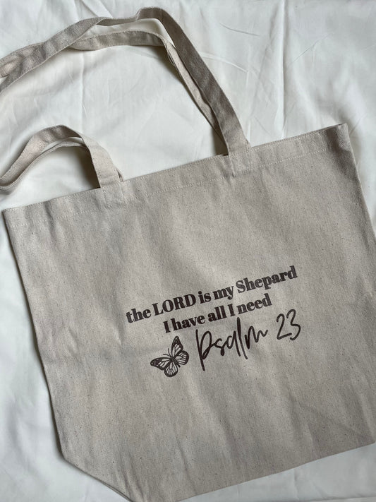 Psalm 23 Tote Bag