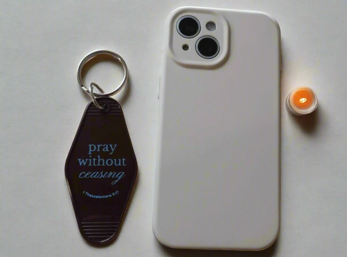 Pray Without Ceasing Keychain