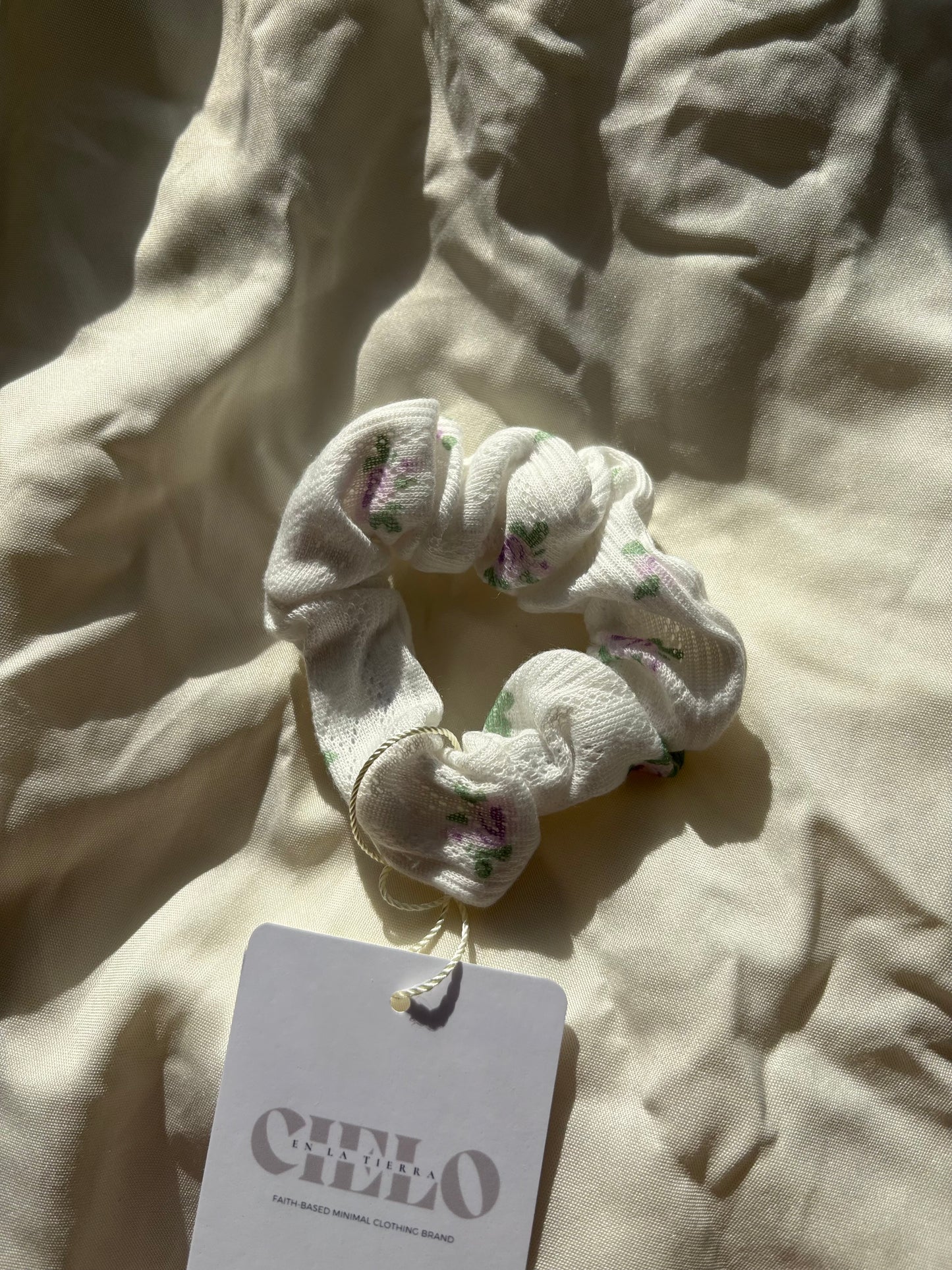 Saving Floral Scrunchies