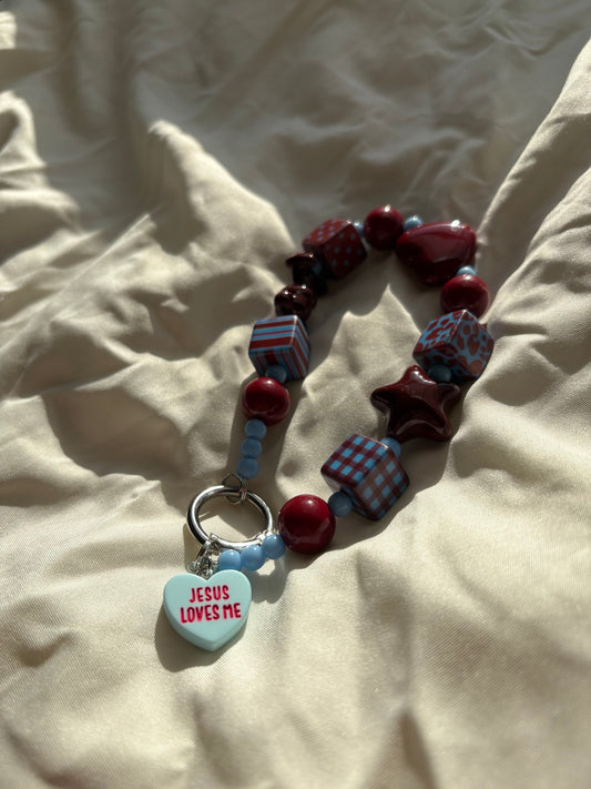 Sweetheart Chunky Bag Charm