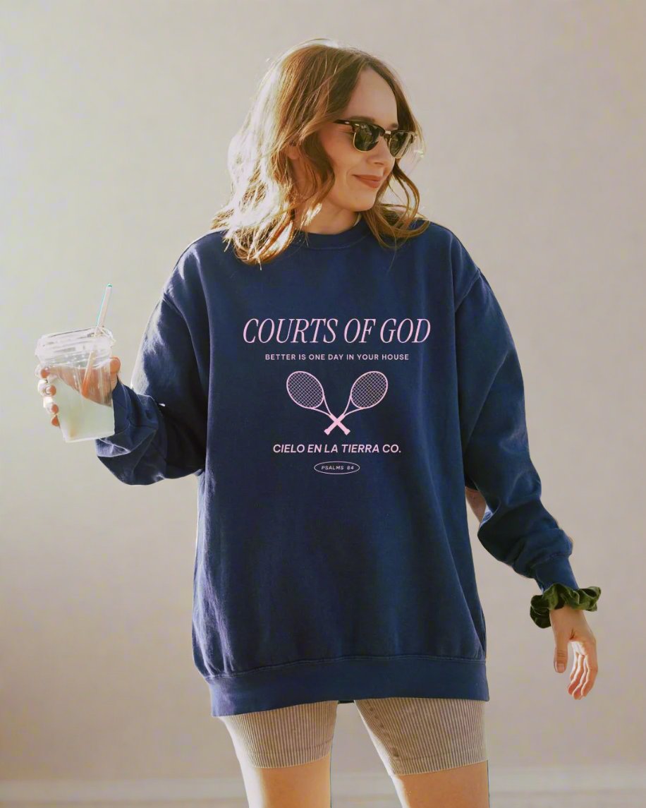 Courts of God Crewneck