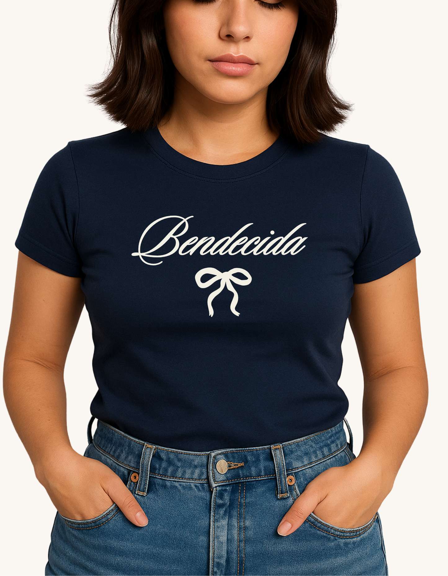 Bendecida Baby Tee