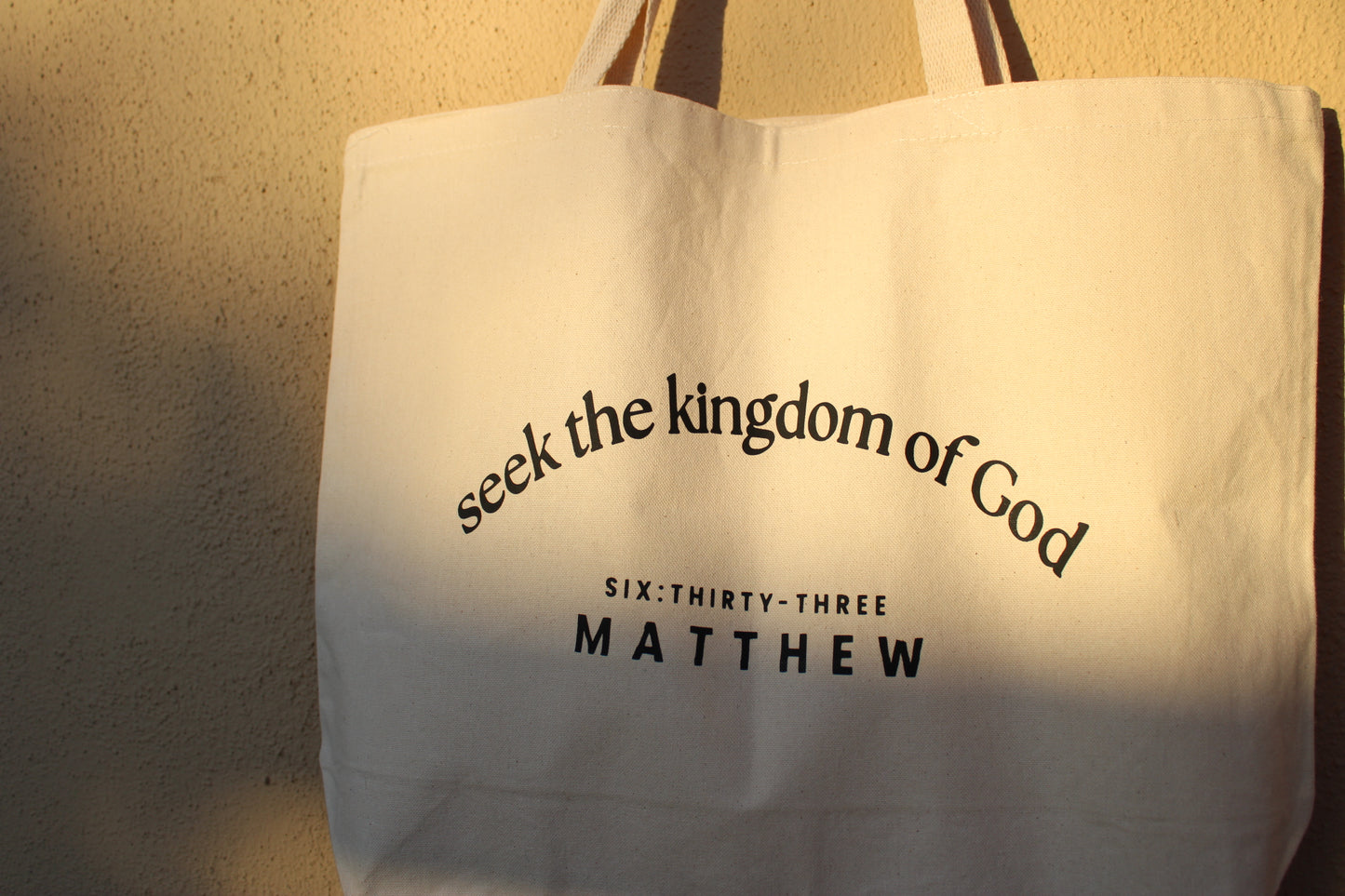 Seek God University Tote