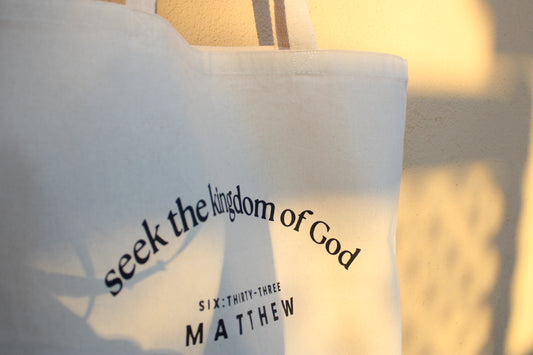 Seek God University Tote