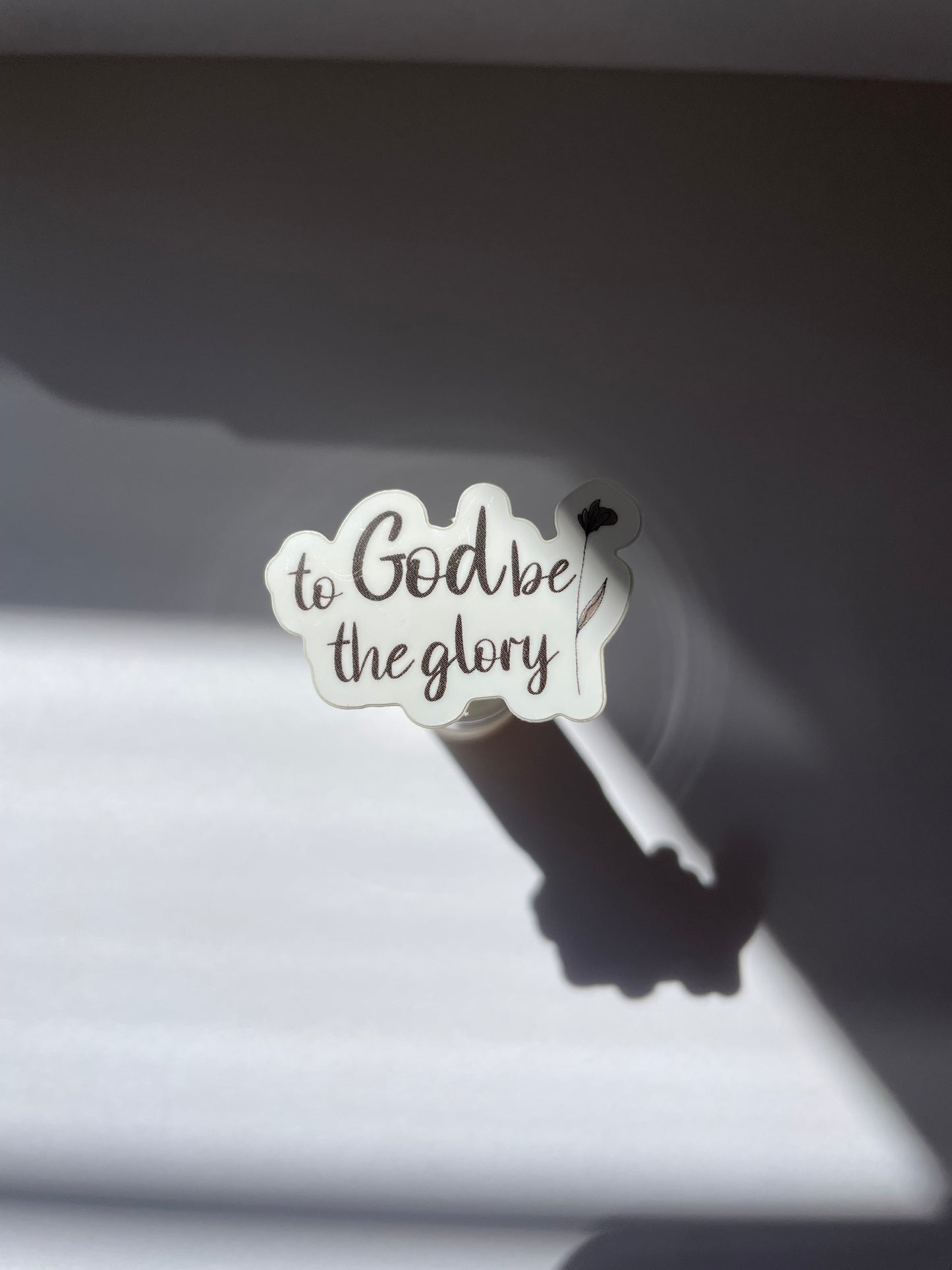 To God be the Glory Mini Sticker