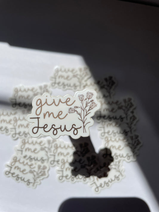 Give me Jesus Mini Sticker