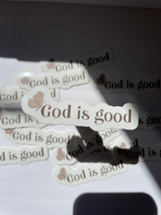 God is Good Mini Sticker