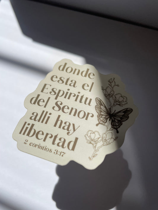 Donde esta el espíritu del Senior Sticker