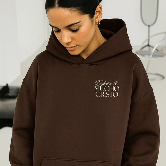 Cafecito & Mucho Cristo Hoodie PREMIUM