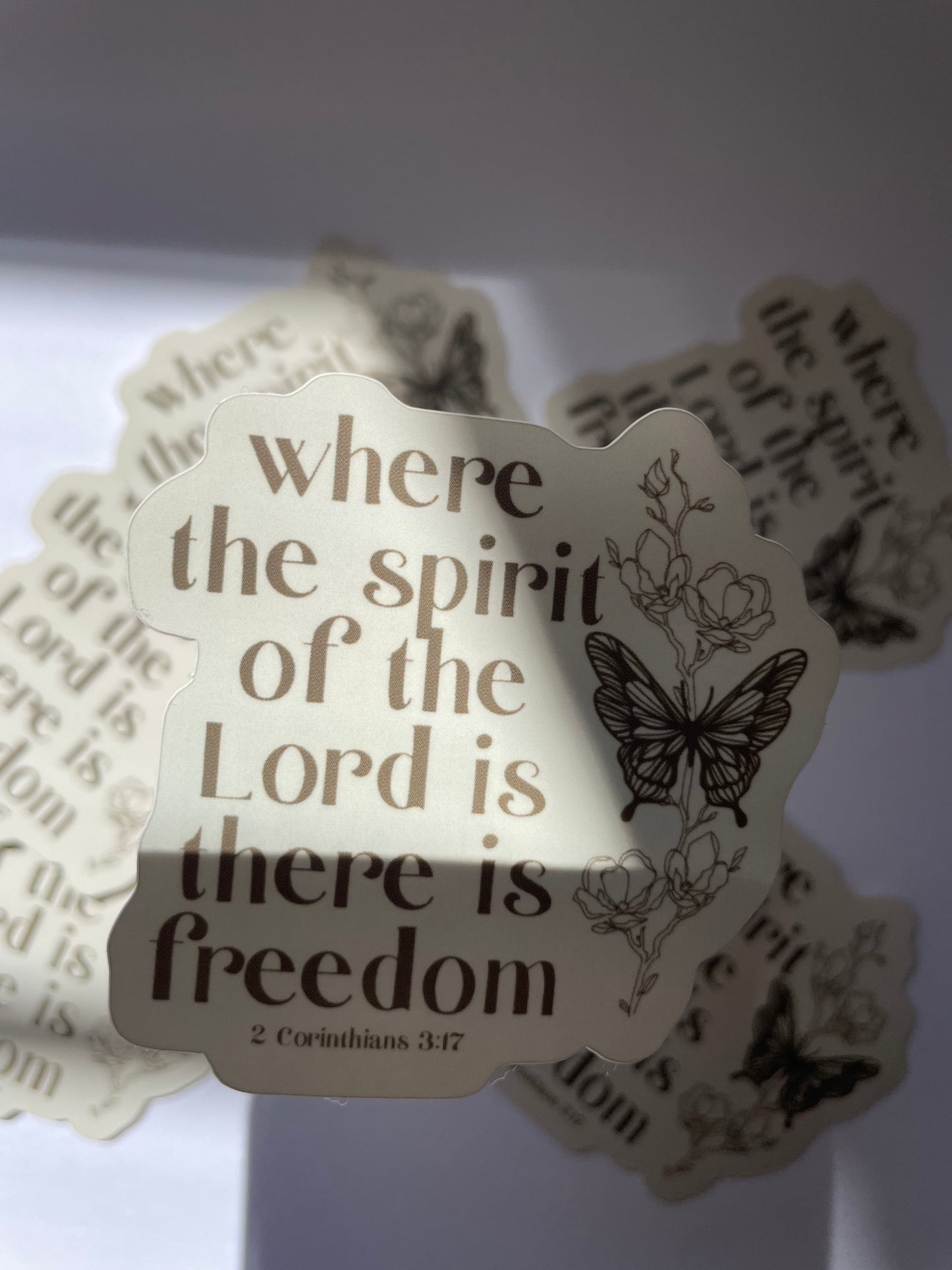 Where the spirit of the Lord Is Sticker