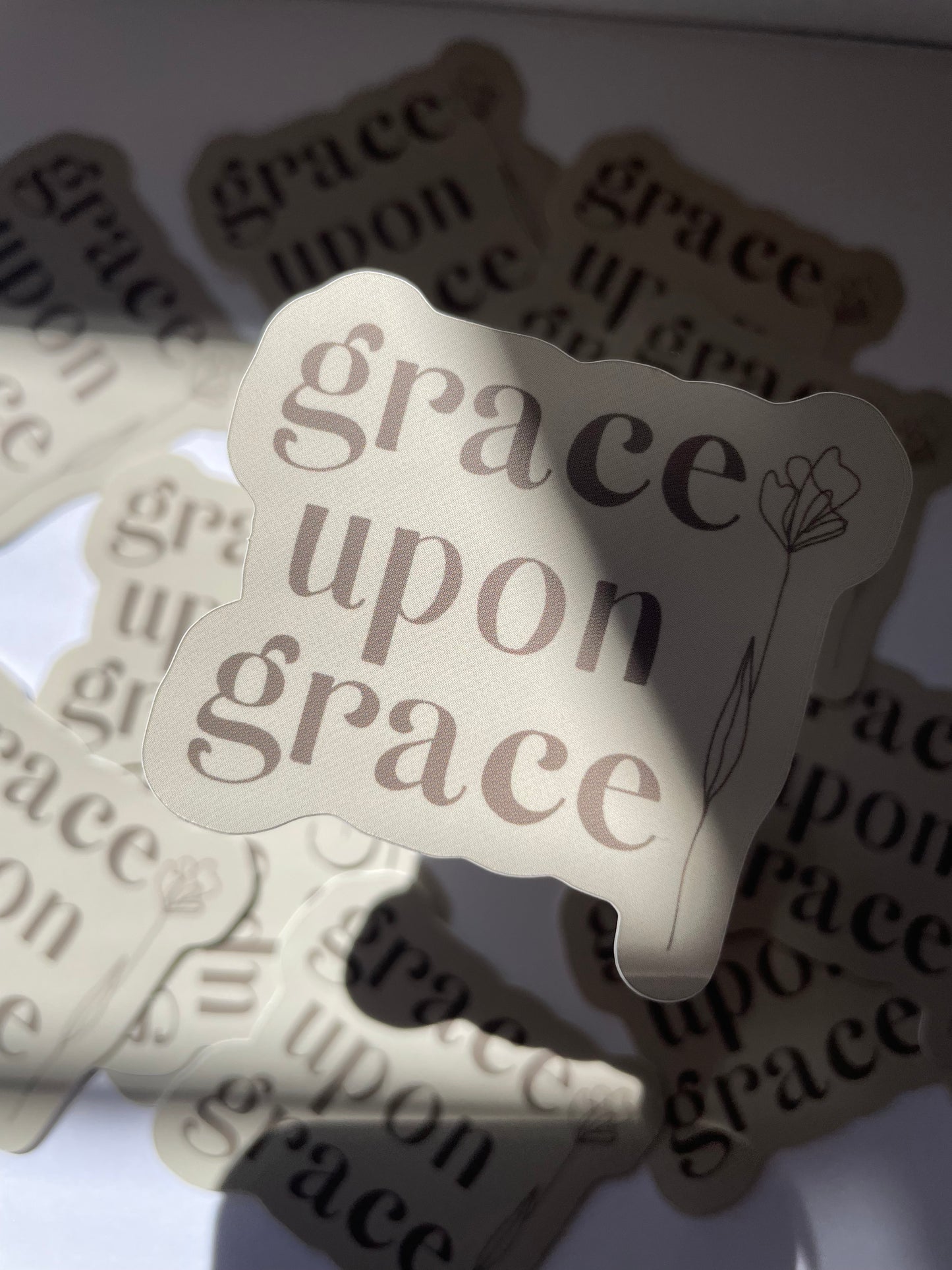 Grace Upon Grace Sticker