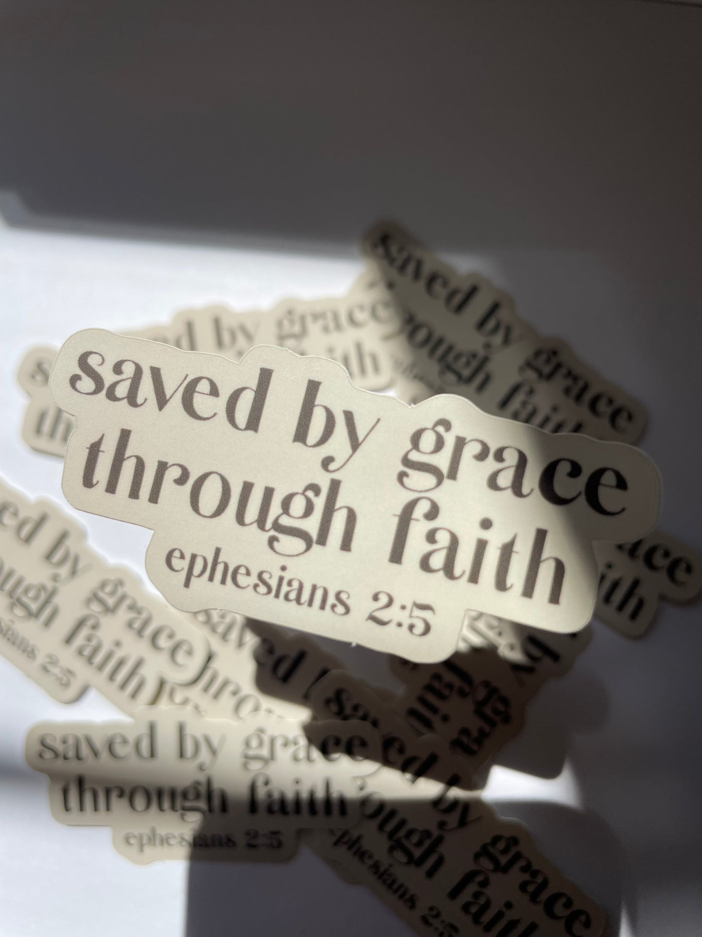 Saved by grace Sticker