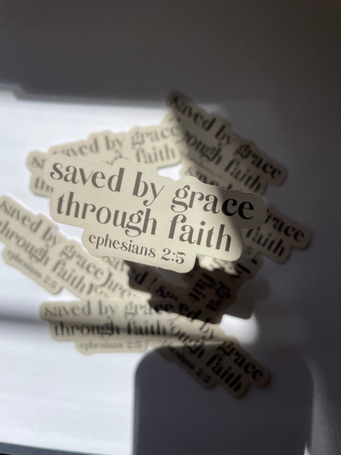 Saved by grace Sticker