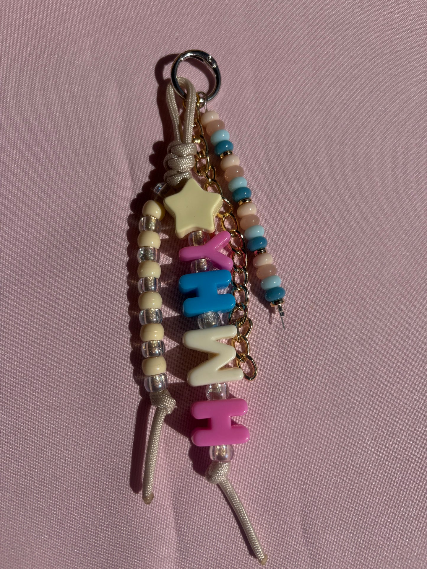 Chunky Letter Bag Charm