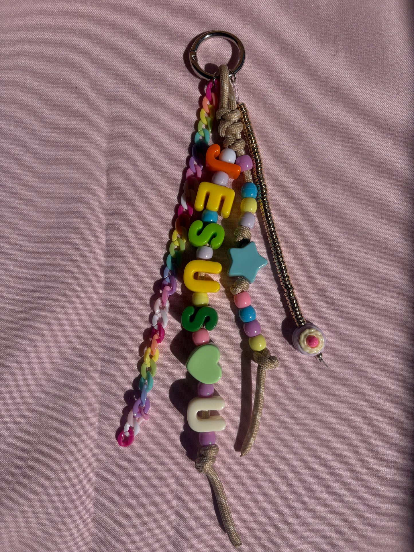Chunky Letter Bag Charm