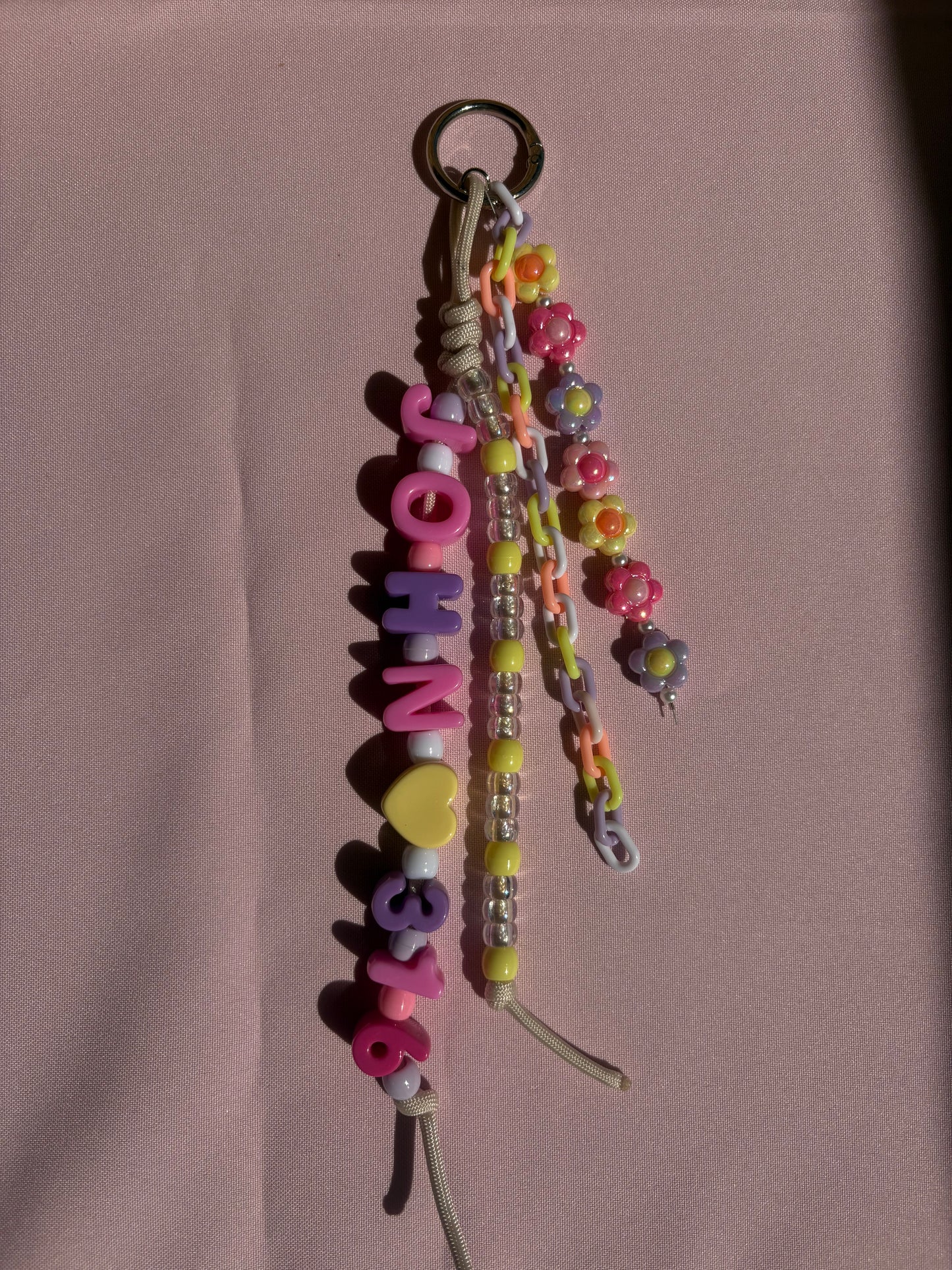 Chunky Letter Bag Charm