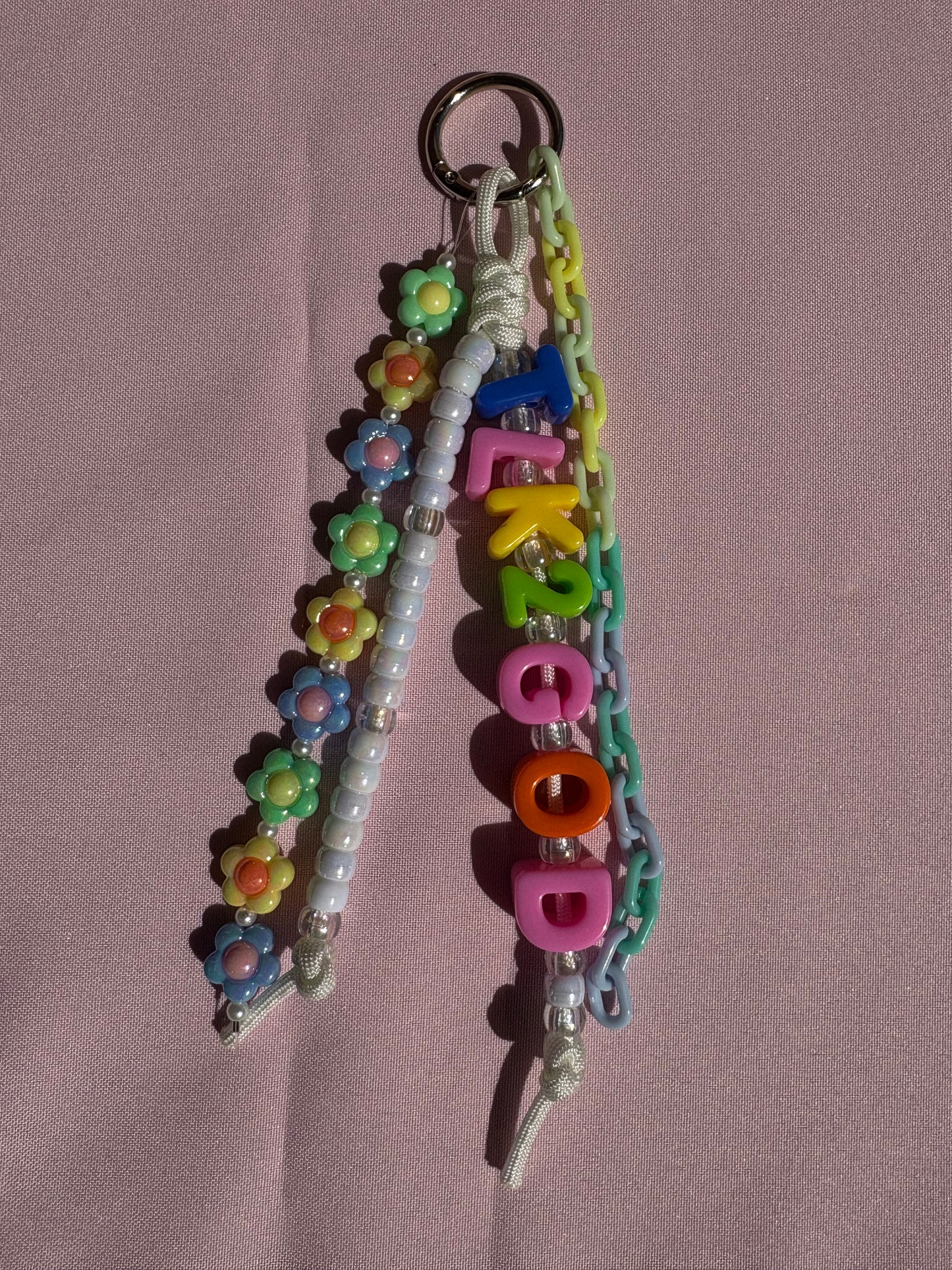 Chunky Letter Bag Charm