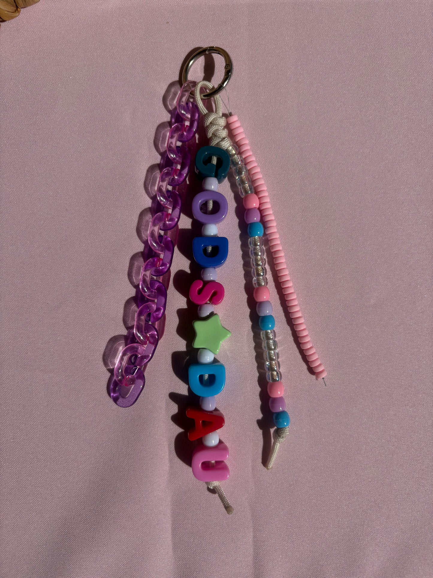 Chunky Letter Bag Charm