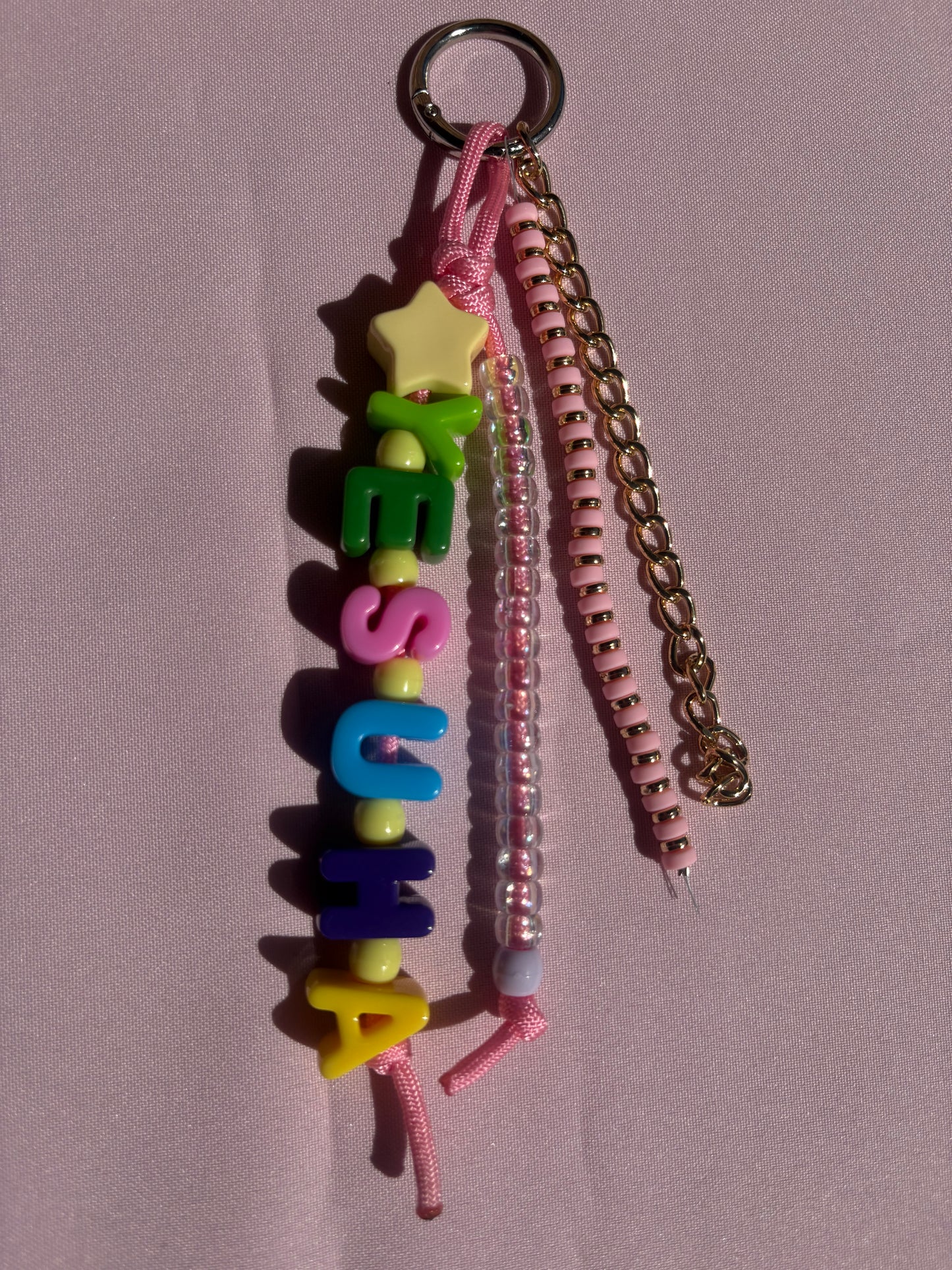 Chunky Letter Bag Charm