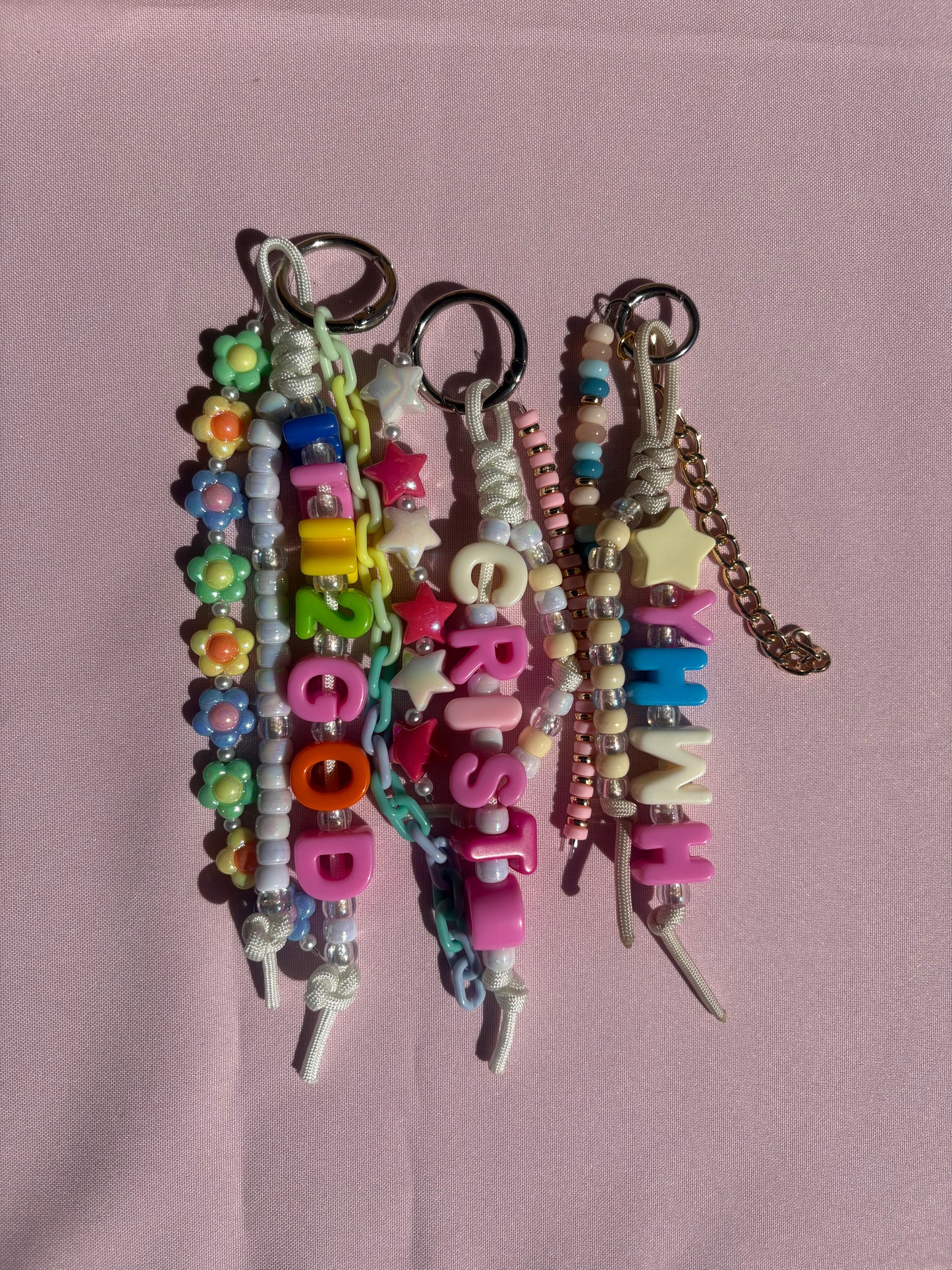 Chunky Letter Bag Charm
