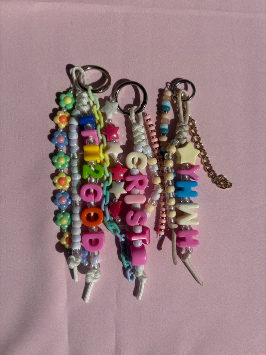 Chunky Letter Bag Charm
