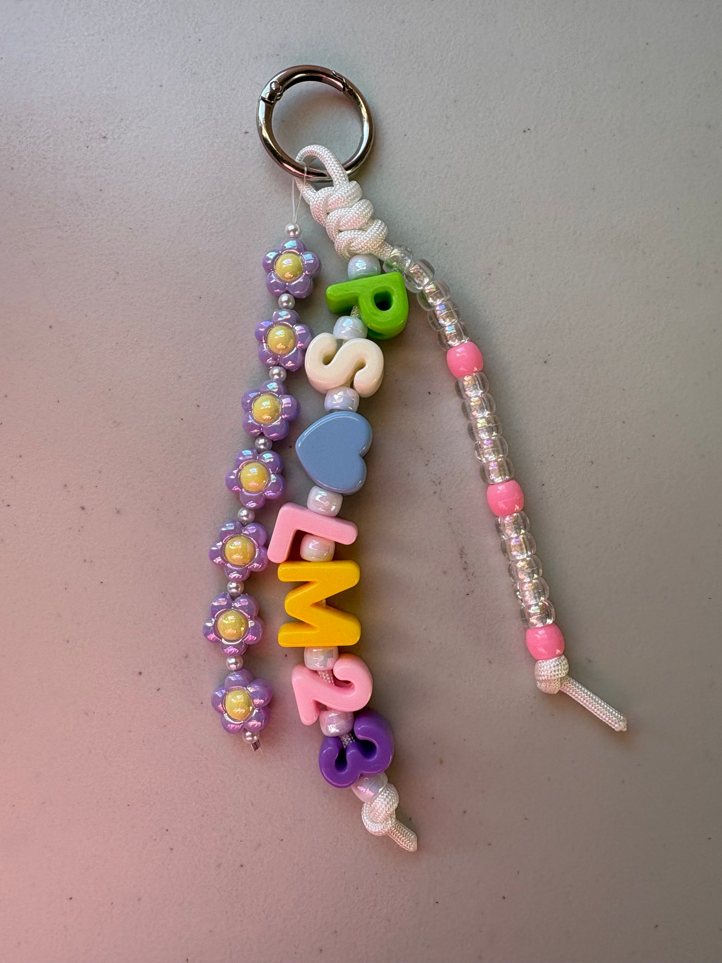 Chunky Letter Bag Charm