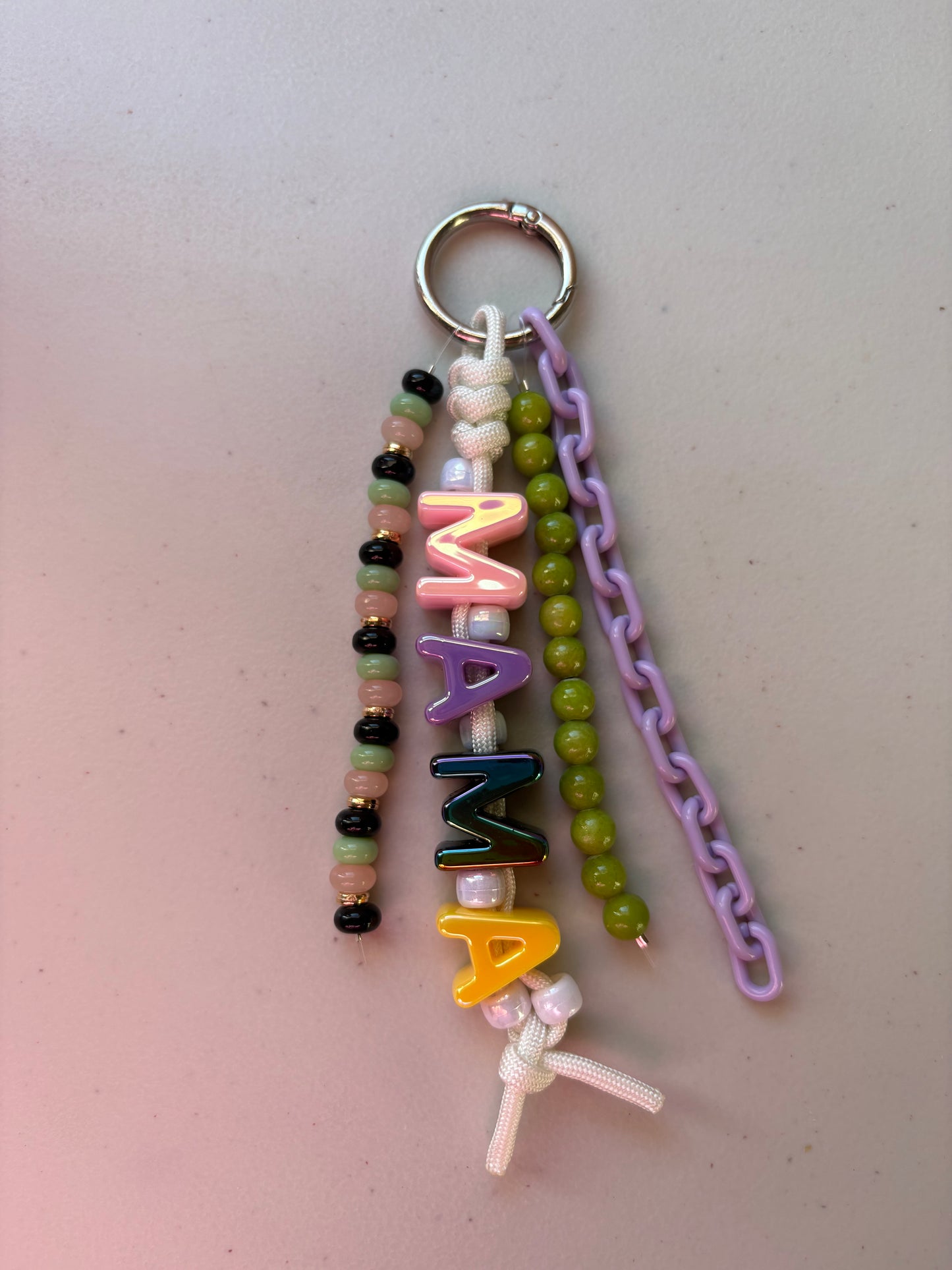 Chunky Letter Bag Charm