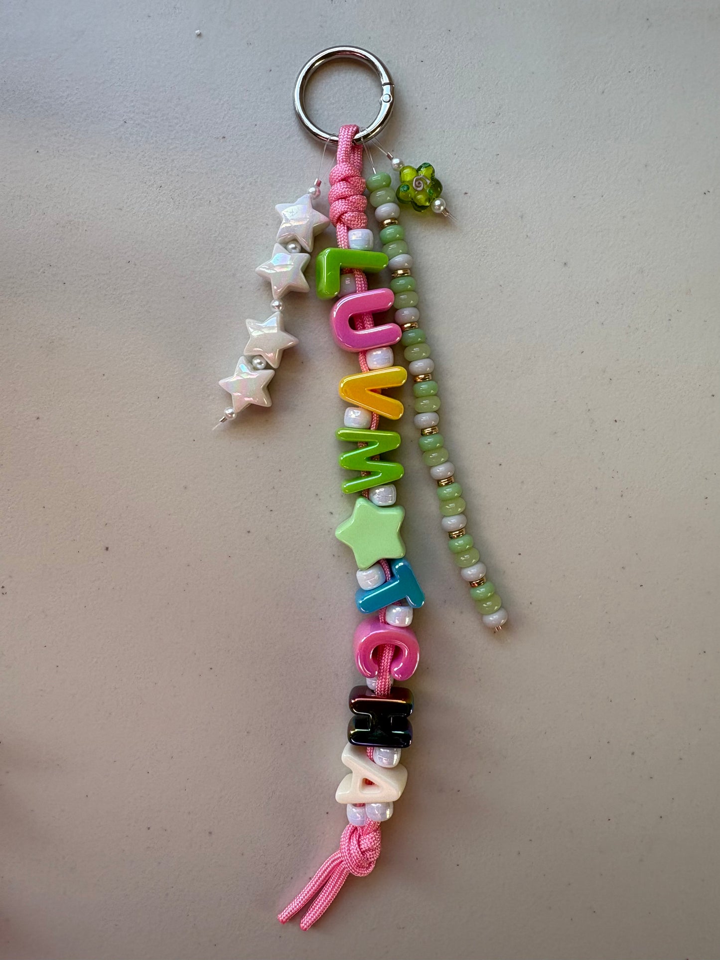Chunky Letter Bag Charm