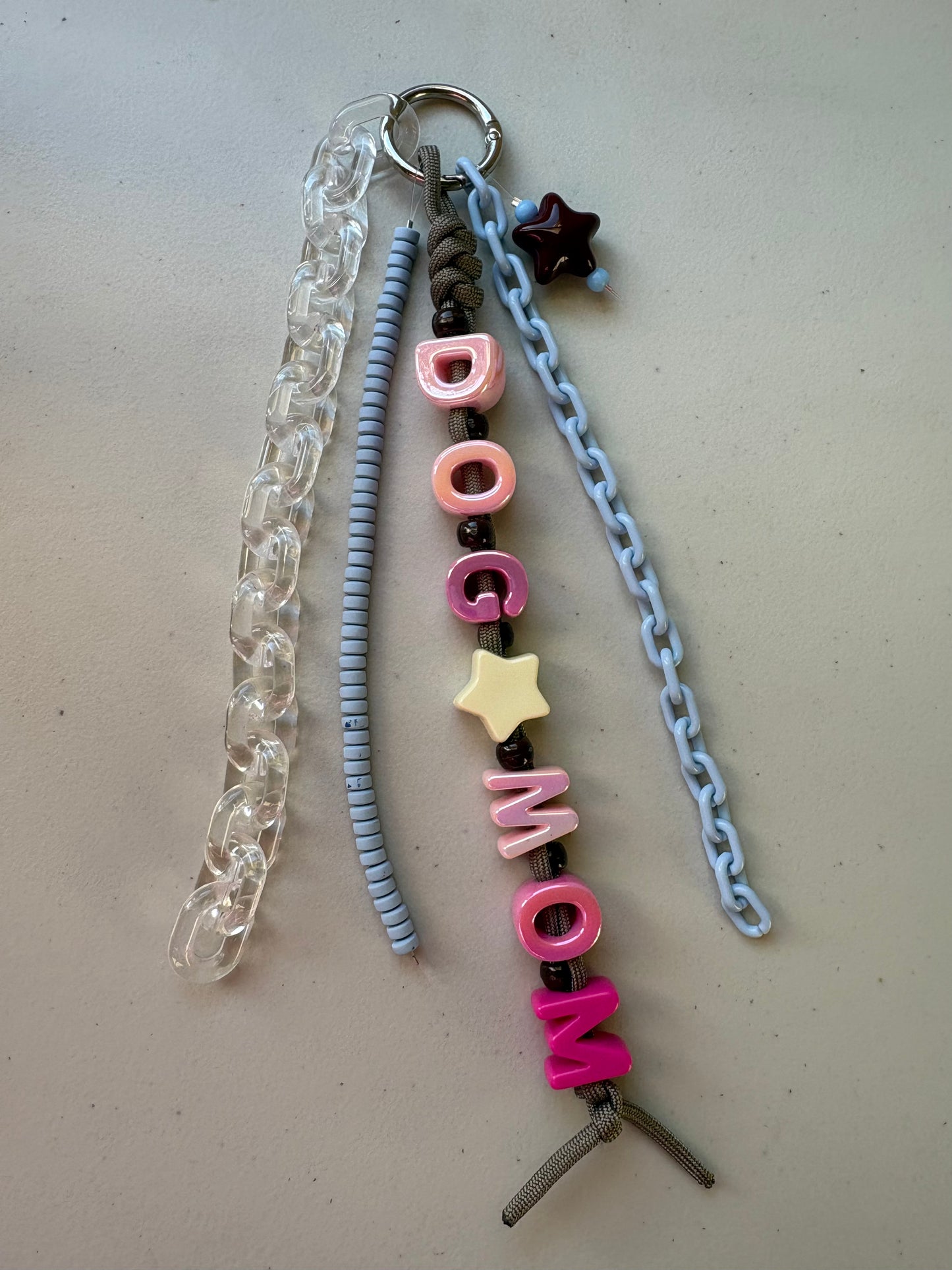 Chunky Letter Bag Charm