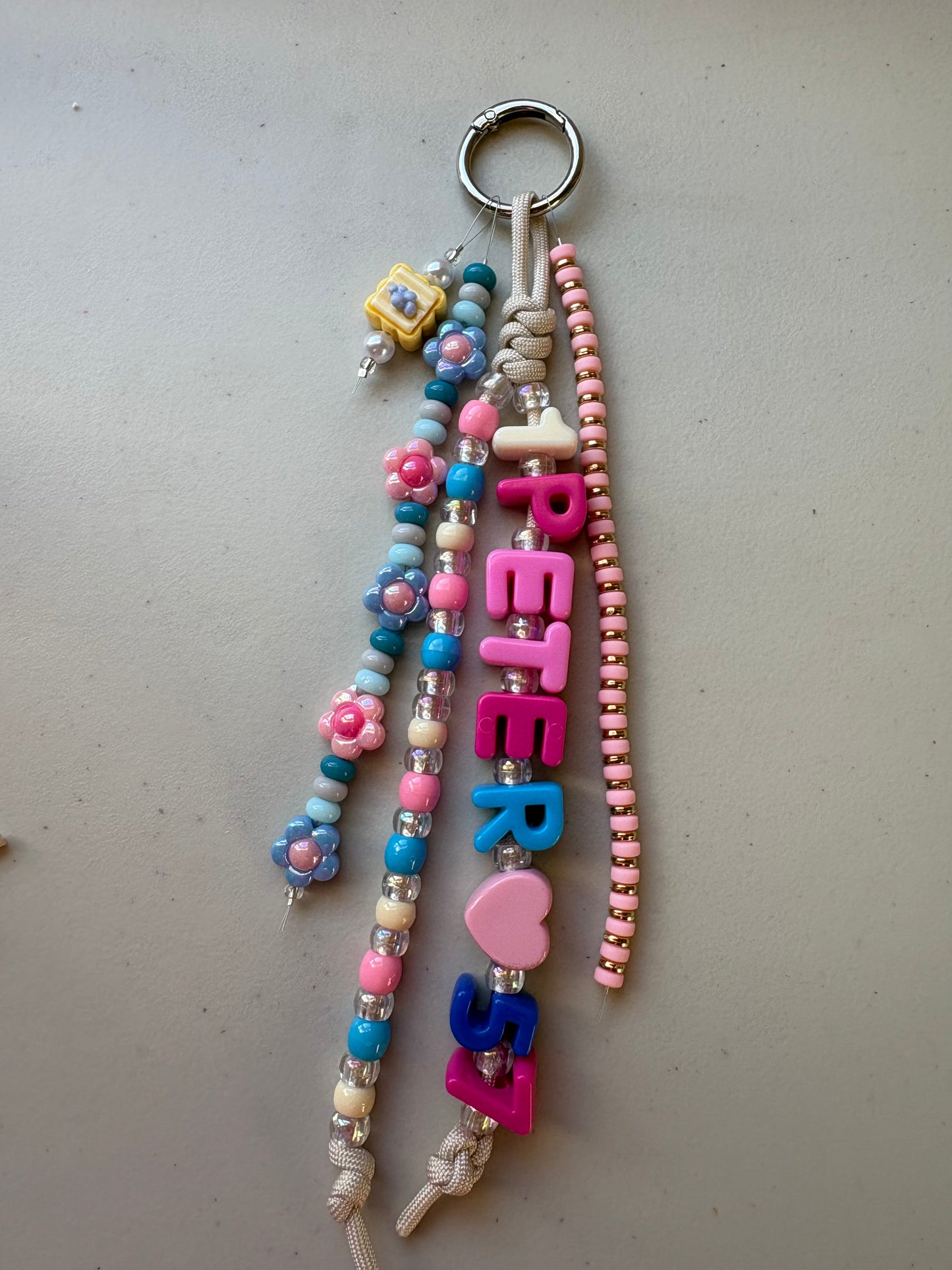 Chunky Letter Bag Charm
