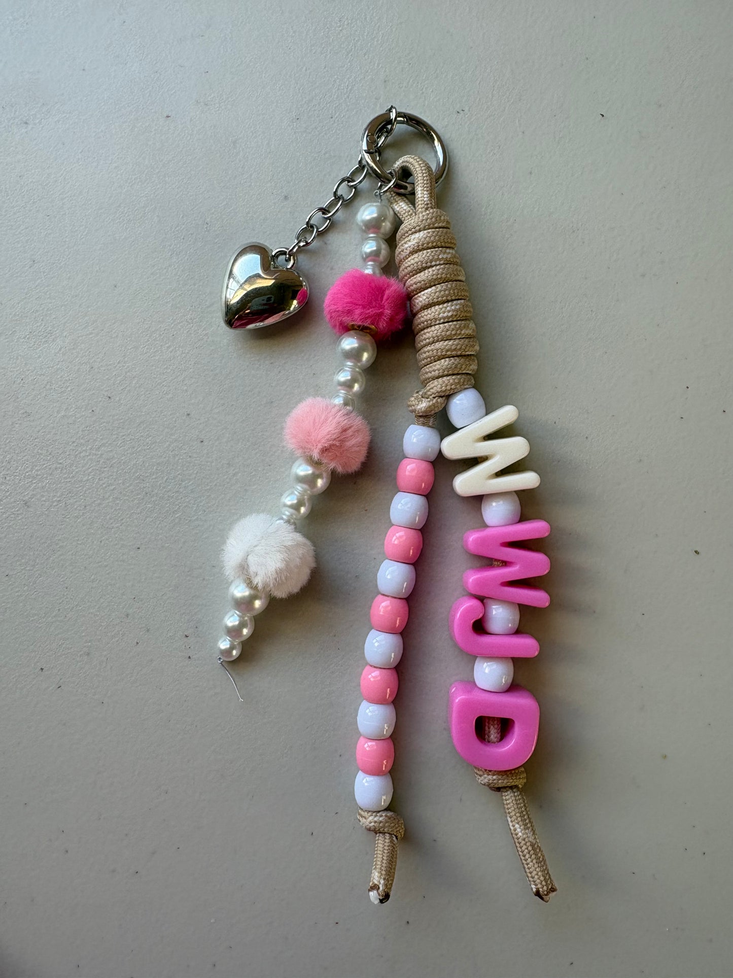 Chunky Letter Bag Charm