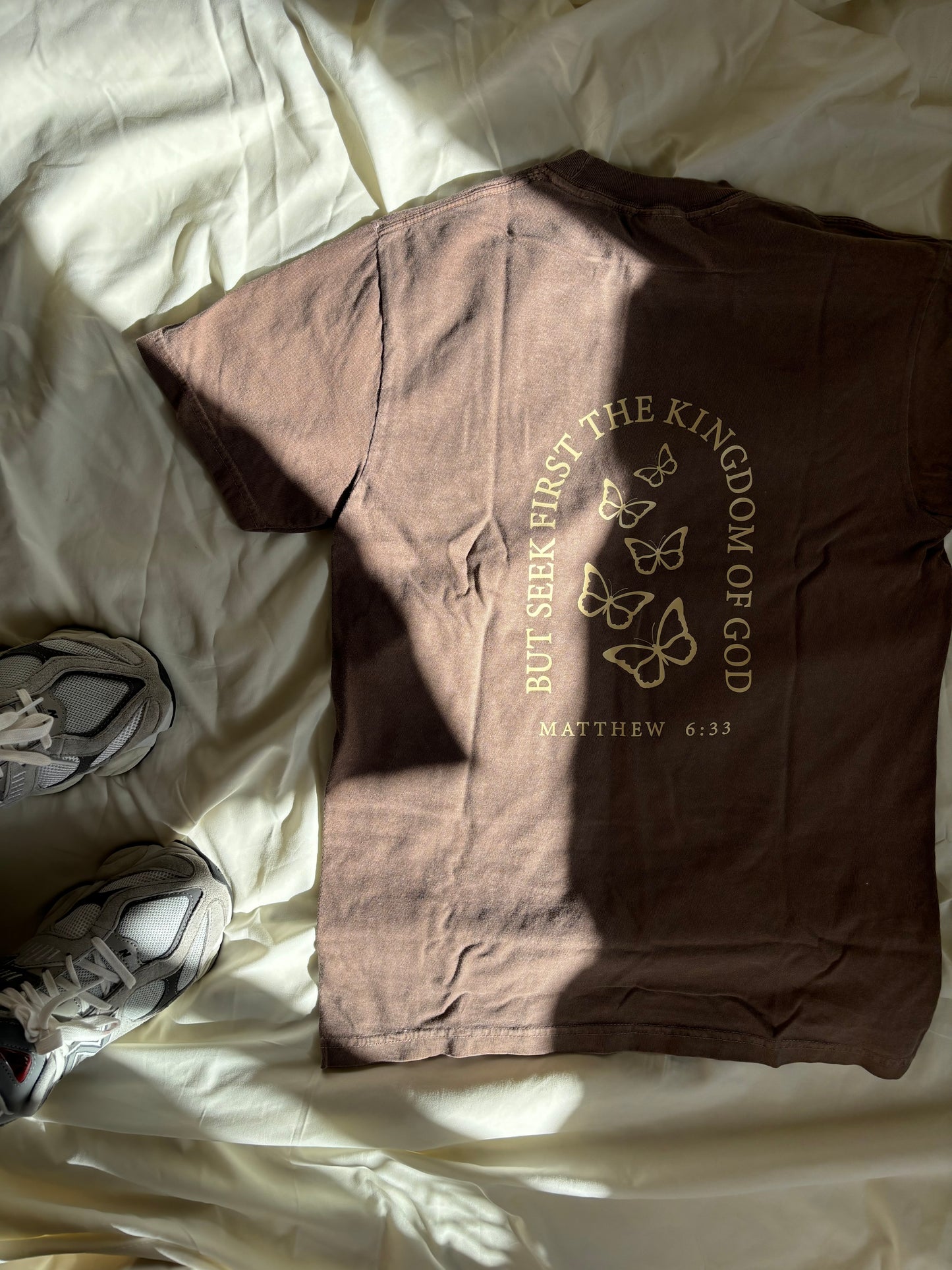 Seek Gods Kingdom Espresso Tee