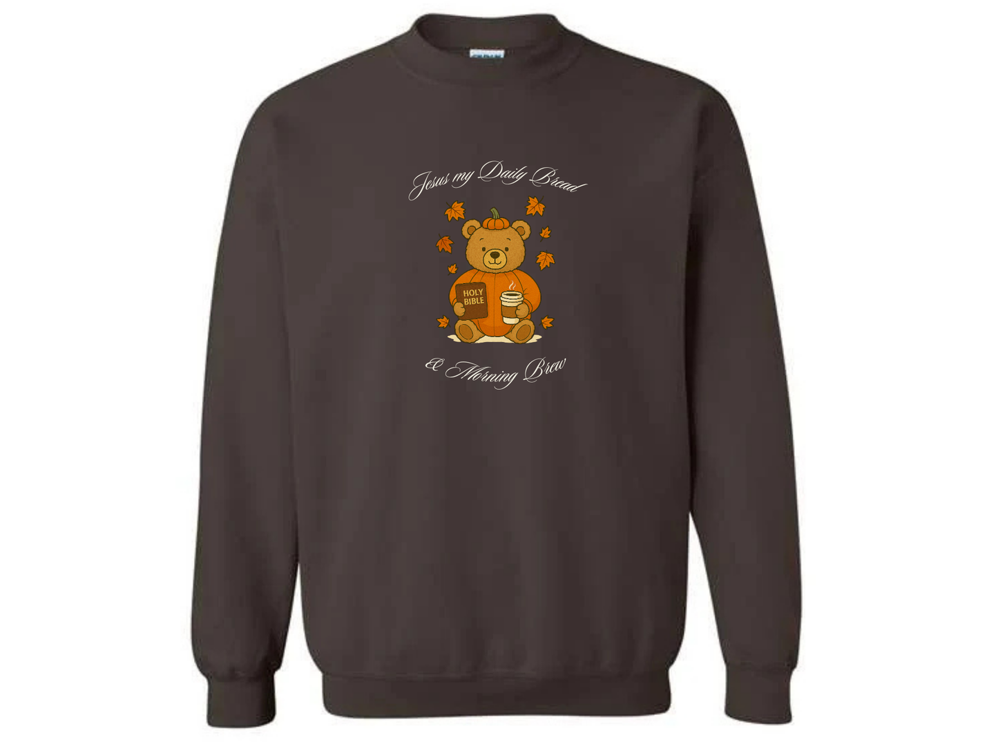 Pumpkin Bear Bible Sweatshirt