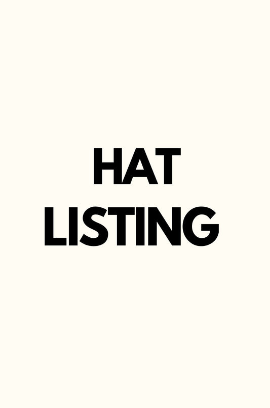 Hat Listing